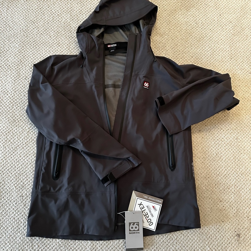 NWT 66 Degrees North SKAFTAFELL GORE-TEX INFINIUM Jacket GREY
